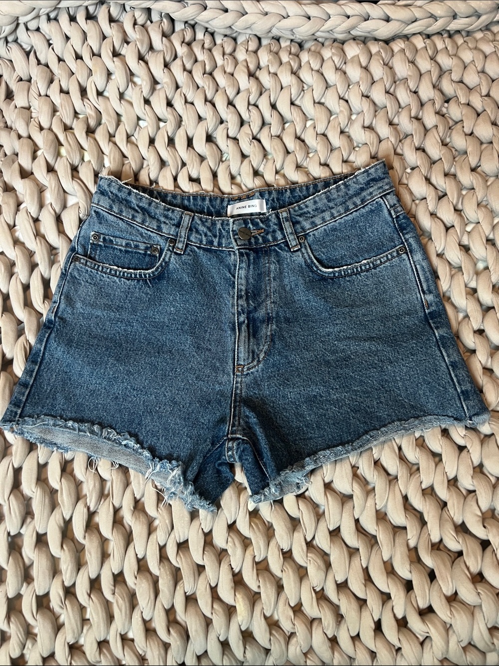 Anine Bing Denim Cutoffs